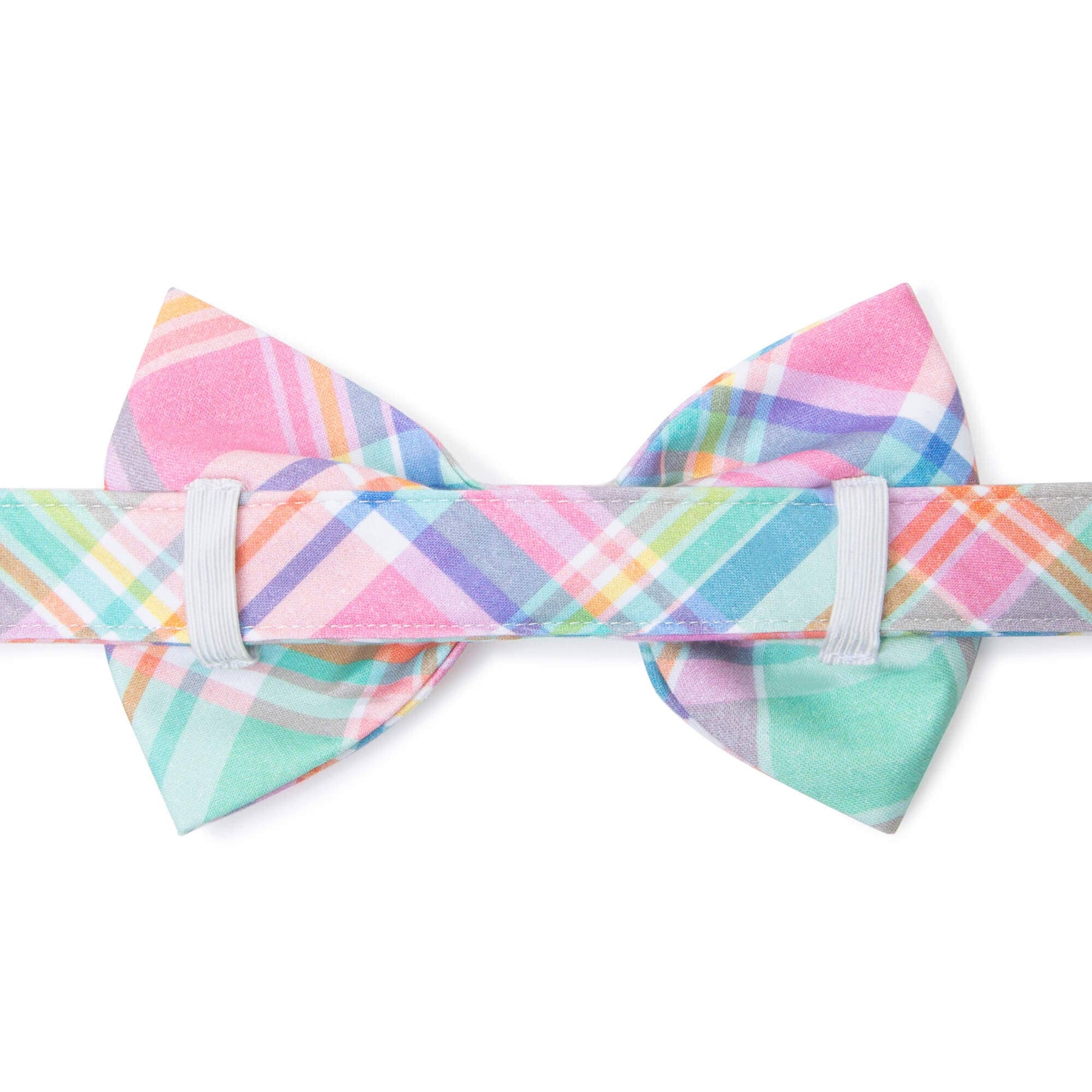 The Foggy Dog - Dog Bow Tie Blooming Plaid Spring Easter - Southern Agriculture 