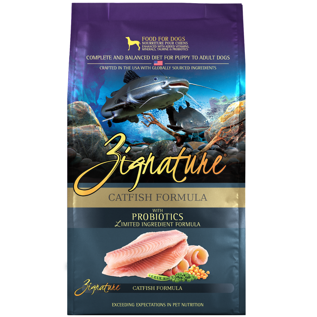 Zignature - Catfish Limited Ingredient Dry Dog Food - Southern Agriculture 