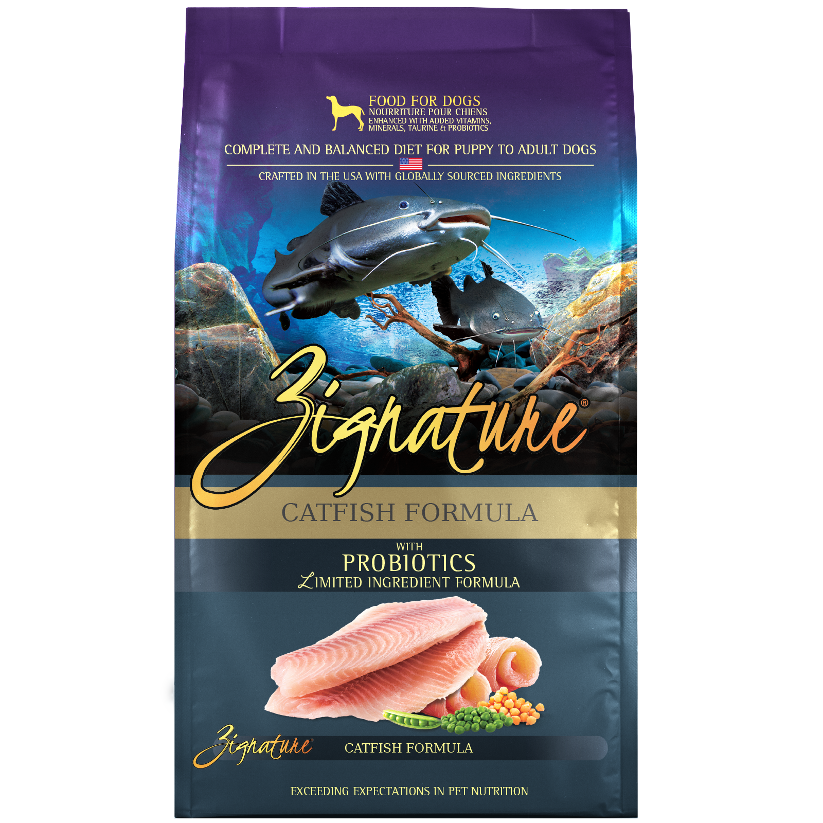 Zignature - Catfish Limited Ingredient Dry Dog Food - Southern Agriculture 