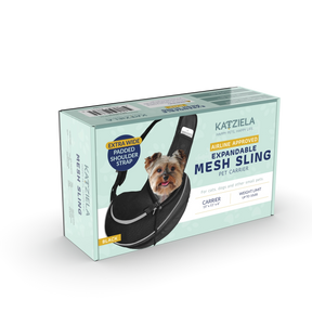 Katziela - Pet Carrier Expandable Sling for Small Dogs & Cats