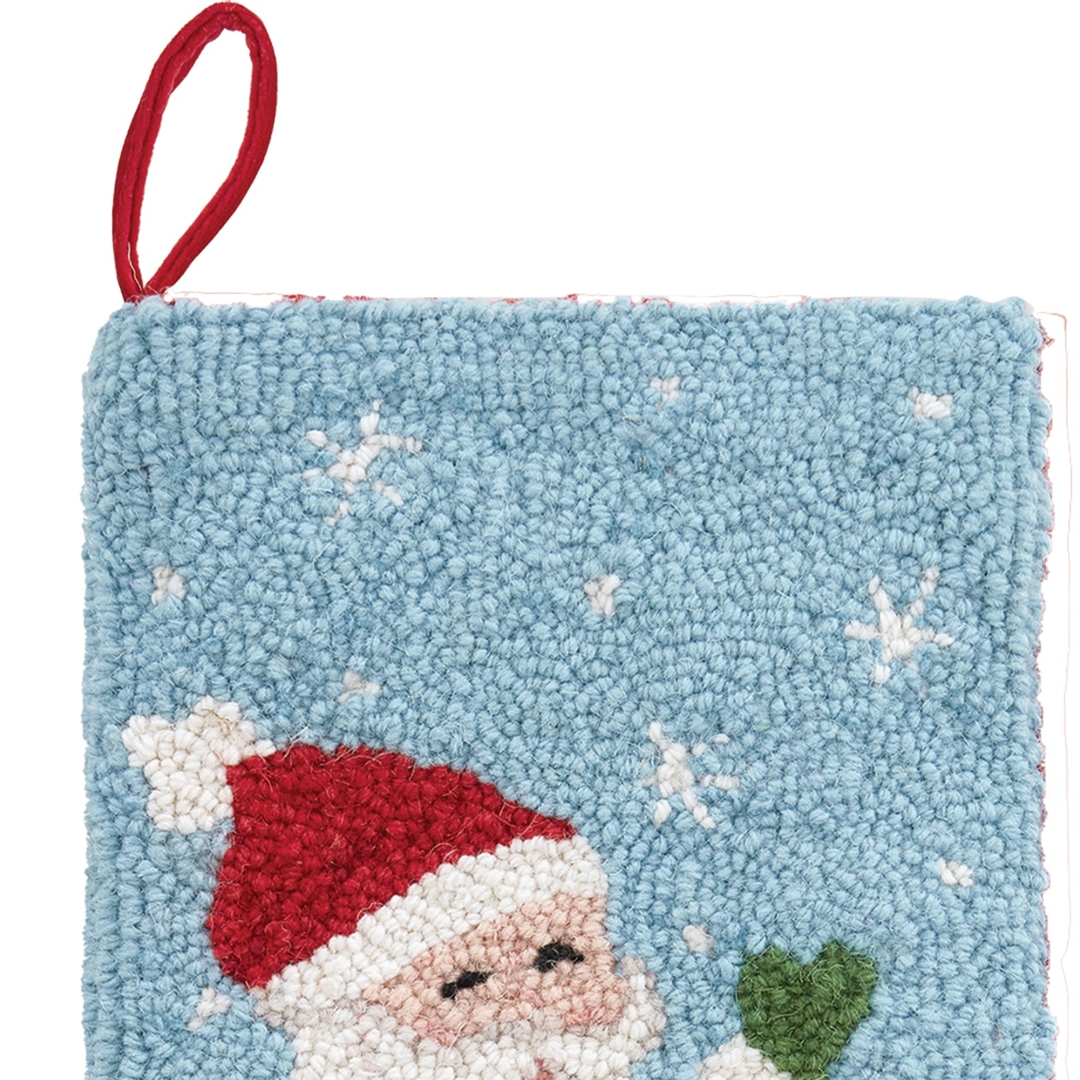 Peking Handicraft - Stocking Santa On Sleigh Hook