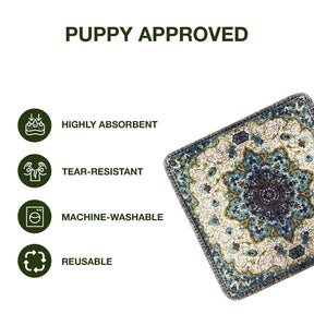 Pupiboo - Medallion Washable Pee Pads 36"x36" (2 pack)