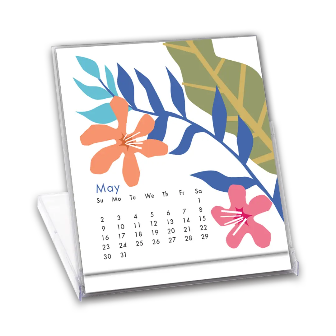 R. Nichols - Floral Desk Calendar 2027