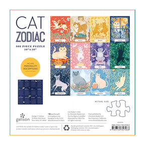 Chronicle-Hachette Book - Puzzle Cat Zodiac