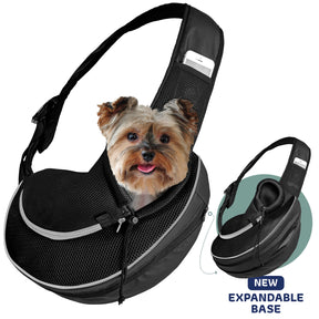 Katziela - Pet Carrier Expandable Sling for Small Dogs & Cats