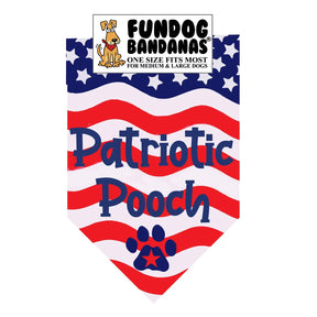 FunDog Bandanas - Dog Bandana Patriotic Pooch