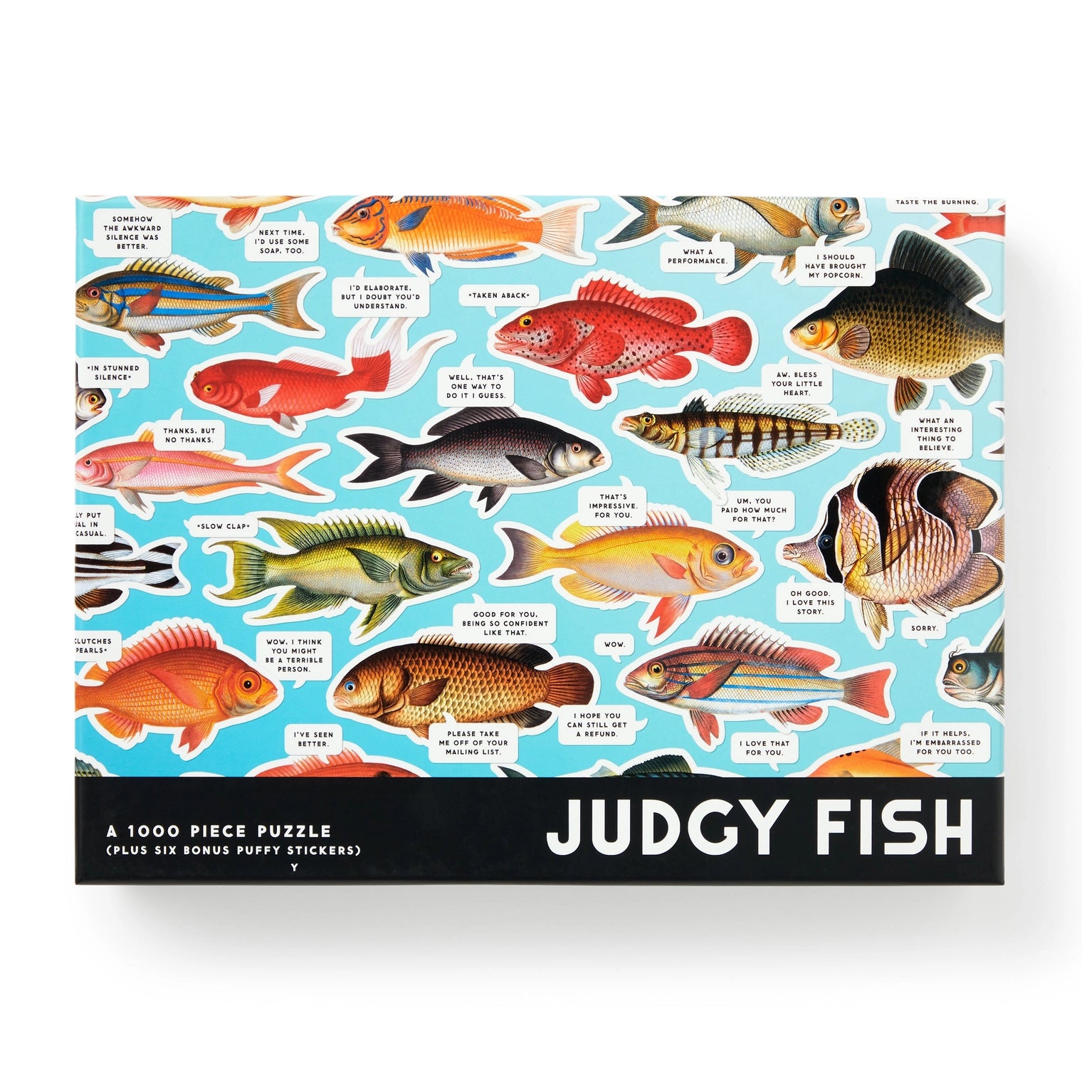 Chronicle-Hachette Book - Puzzle Brass Monkey Judgy Fish (1000 Piece)