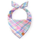 The Foggy Dog - Bandana Dog Blooming Plaid - Southern Agriculture 