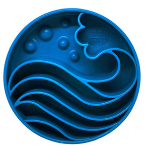 SodaPup - eBowl Enrichment Slow Feeder Dog Bowl - Wave Design