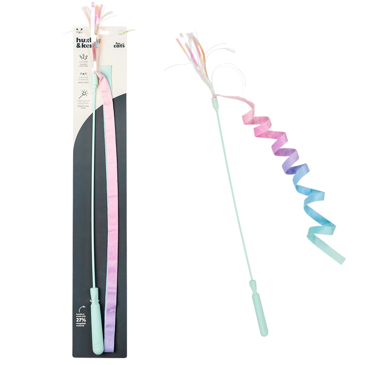 Huxley & Kent - Dance & Lure Pastel Wand Cat Toy