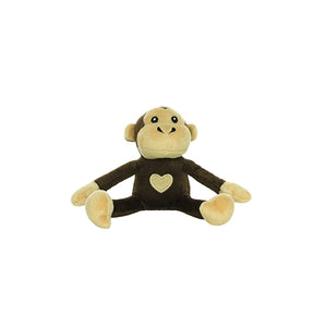 Tuffy Dog Toys - Mighty Jr Safari Monkey Plush Squeaky Dog Toy - Southern Agriculture 