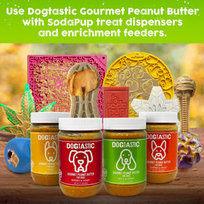 SodaPup - Dogtastic Gourmet Peanut Butter, Pumpkin, Honey for Dogs