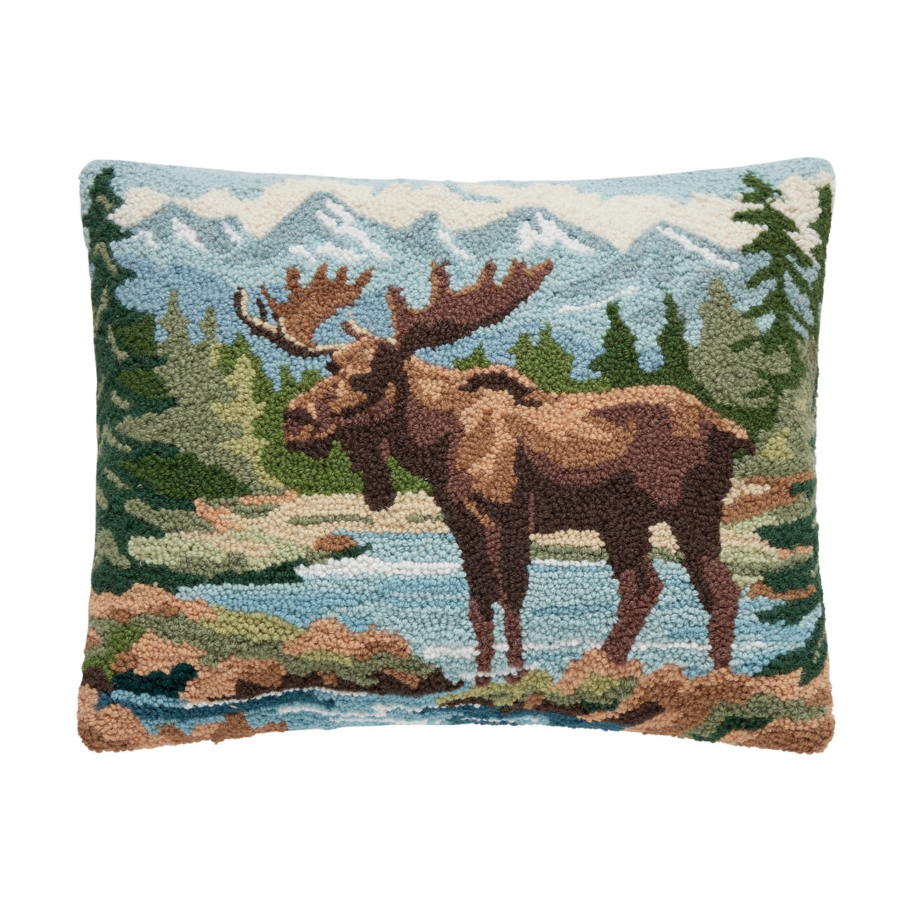 Peking HandiCraft - Pillow Hook Forest Moose