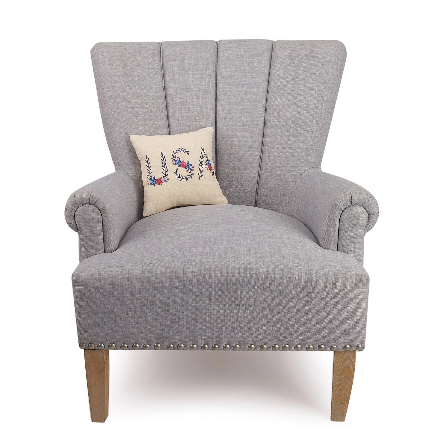 Peking Handicraft - Pillow Embroidered Floral USA