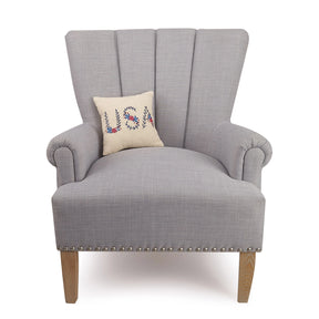 Peking Handicraft - Pillow Embroidered Floral USA