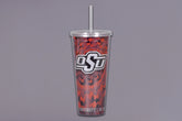 Magnolia Lane - Tumbler w/ Lid & Straw Collegiate OSU Tie Dye - Southern Agriculture 