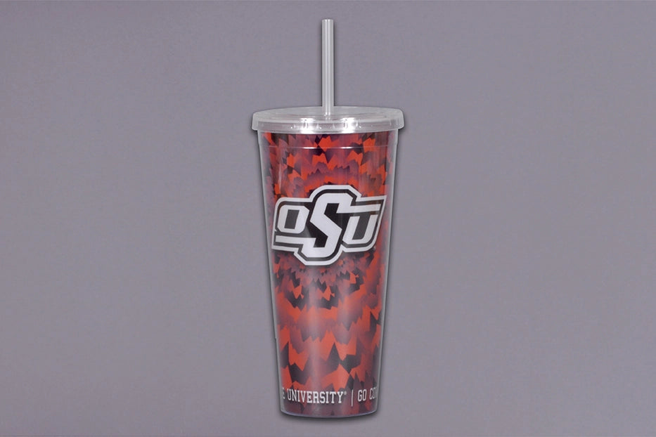 Magnolia Lane - Tumbler w/ Lid & Straw Collegiate OSU Tie Dye - Southern Agriculture 