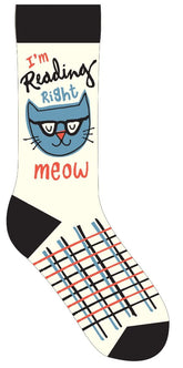 Gibbs Smith - Socks I'm Reading Right Meow