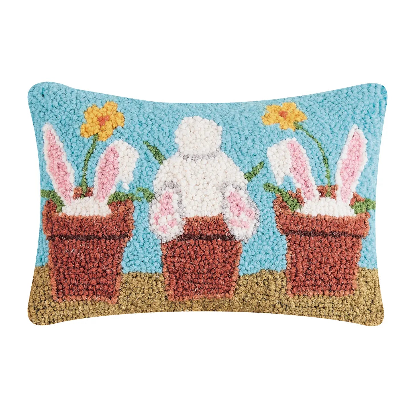 Peking Handicraft - Pillow Hook Vase Rabbits