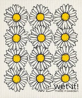 Wet-it! - Daisies Swedish Cloth