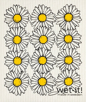 Wet-it! - Daisies Swedish Cloth