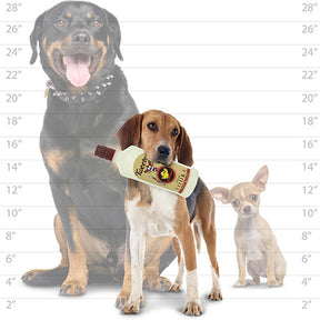 Tuffy Dog Toys - Silly Squeaker Liquor Bottle Tweetos Squeaky Dog Toy