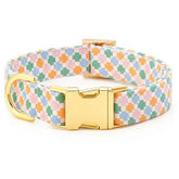 The Foggy Dog - Patchwork Quilt Summer Dog Collar