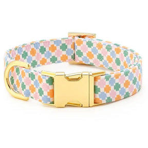 The Foggy Dog - Patchwork Quilt Summer Dog Collar