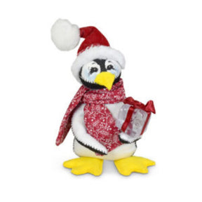 Annalee Dolls -  Poinsettia Penguin