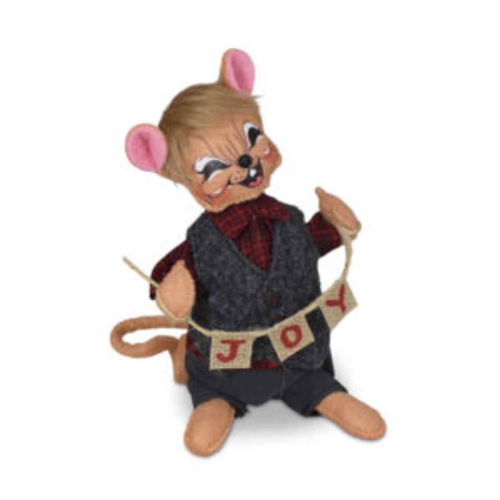 Annalee Dolls -  Plaid & Pine Boy Mouse