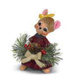 Annalee Dolls -  Plaid & Pine Girl Mouse