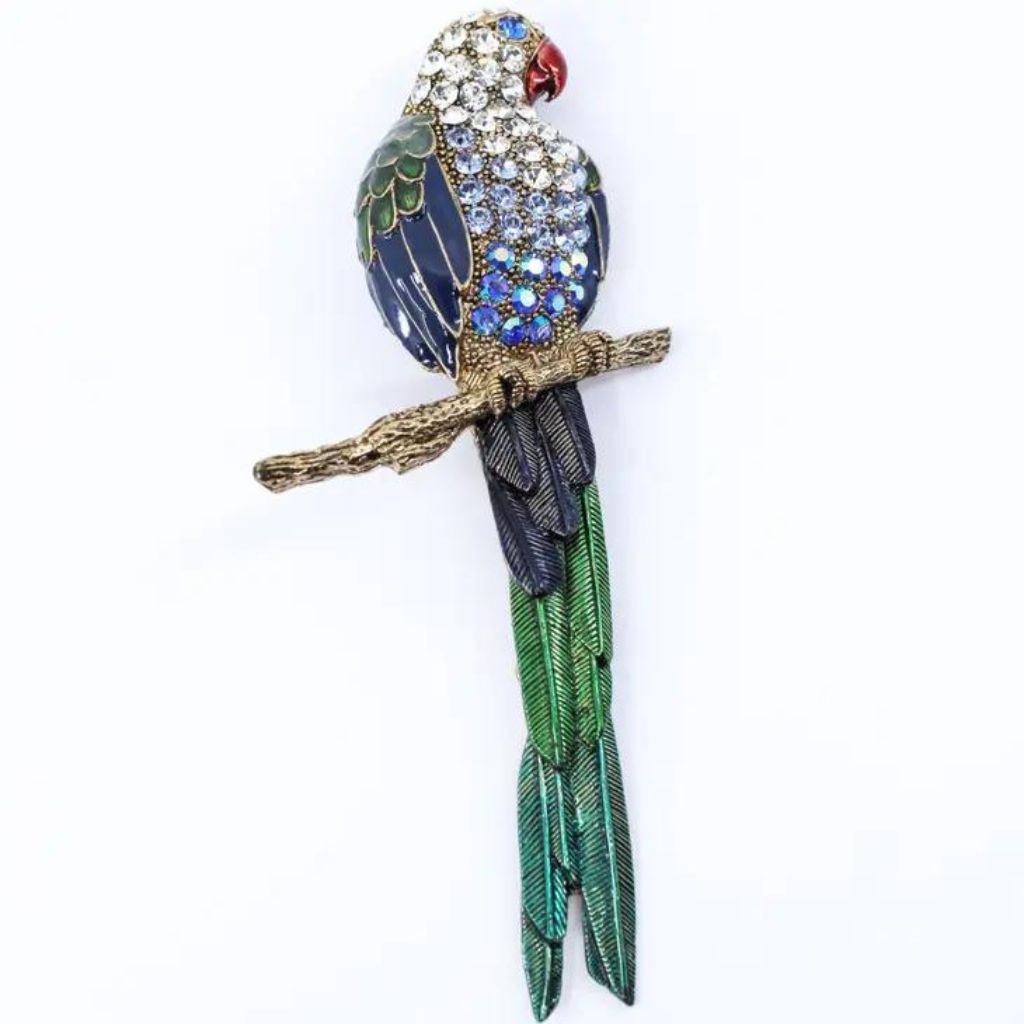 La Jungle des Gemmes - Parrot Brooch