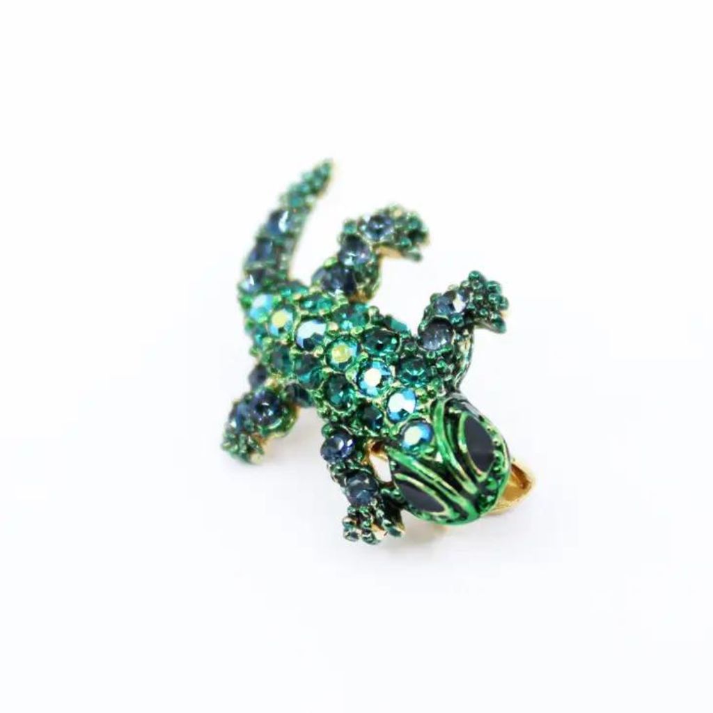 La Jungle des Gemmes - Lizard Brooch