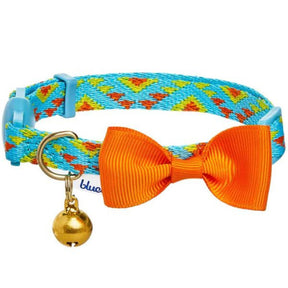 Blueberry Pet - Southwestern Tribal Triangles Cat Collar