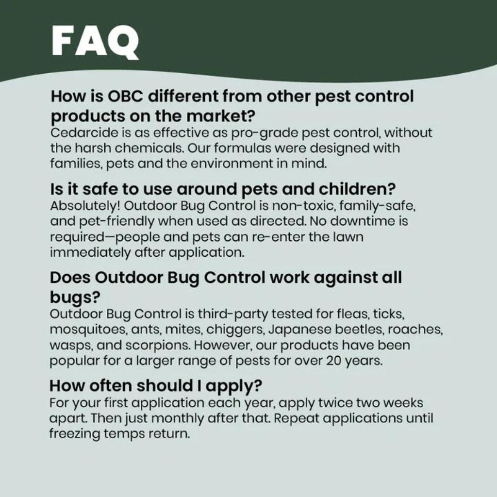 Cedarcide - Outside Bug Control Pint