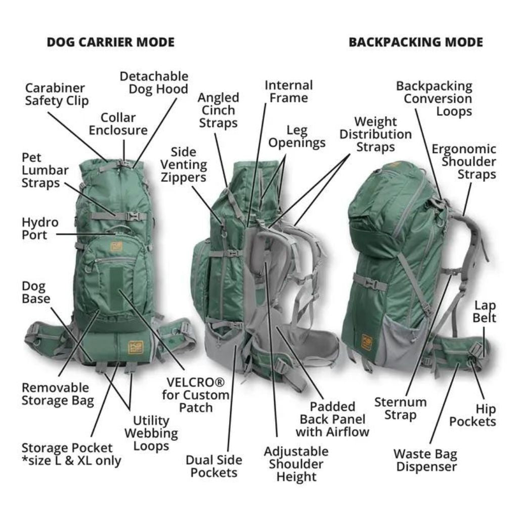 K9 Sport Sack - Kolossus Black