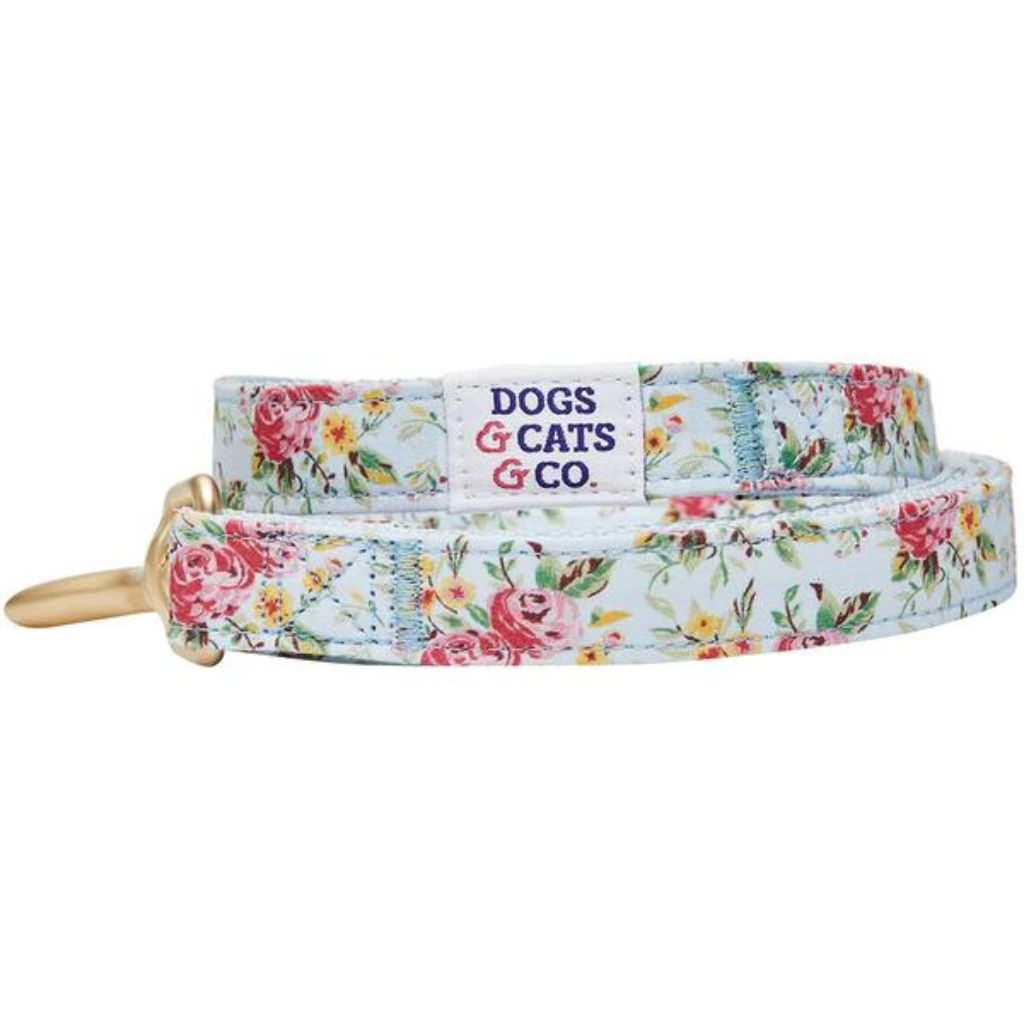 Blueberry Pet - Turquoise Rose Flower | A Scent of Spring Balloon Dog Leash