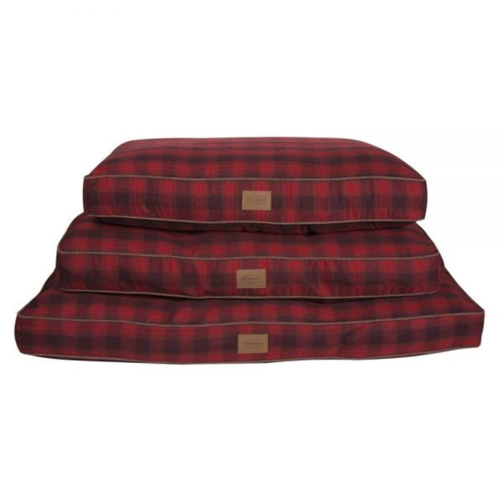 Carolina Pet Company - Pendleton Classic Napper Red Ombre Plaid Dog Bed
