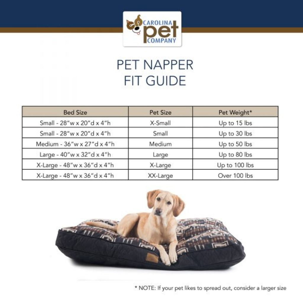 Carolina Pet Company - Pendleton Classic Napper Red Ombre Plaid Dog Bed