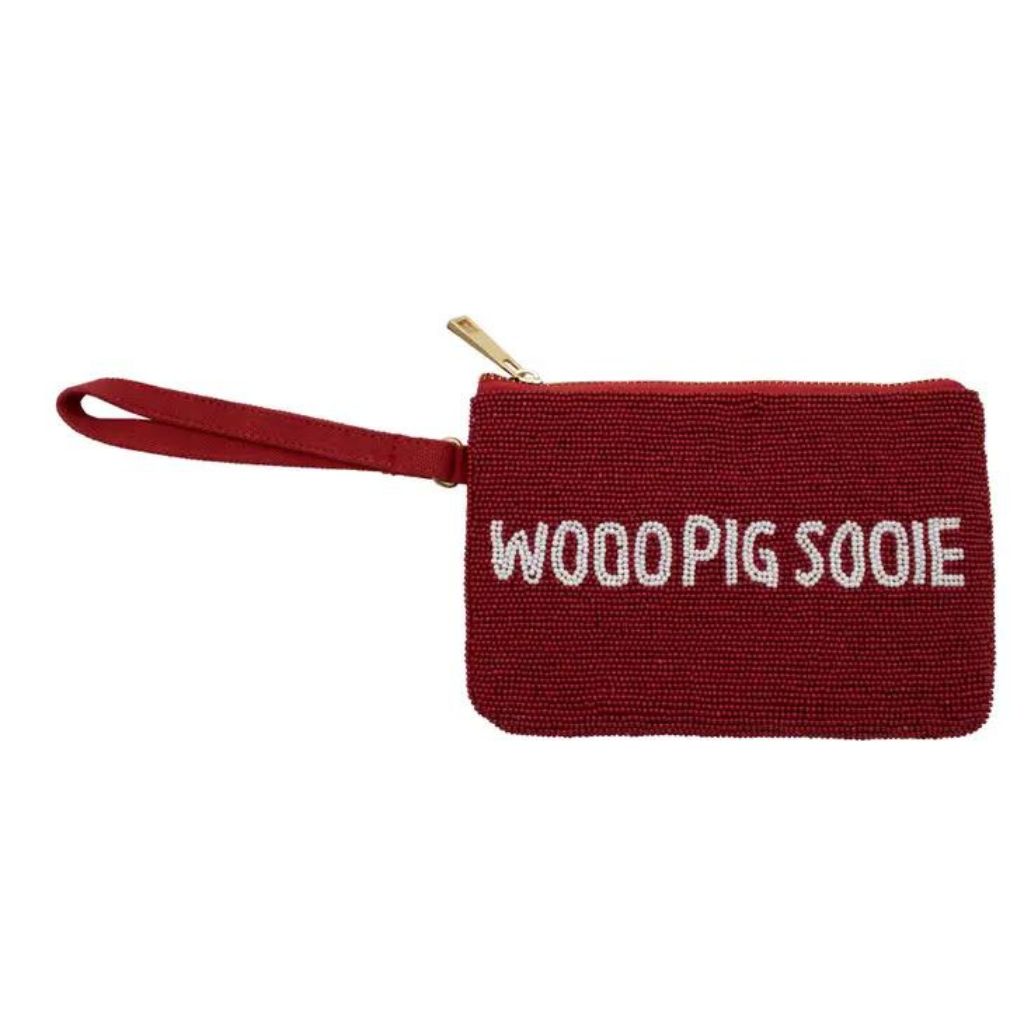 Capri Designs - Capri Design Beaded Accessory Case - Arkansas Woo Pig Sooie
