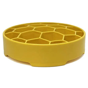 SodaPup - eBowl Enrichment Slow Feeder Dog Bowl - Honeycomb Design