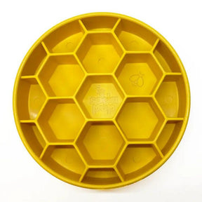 SodaPup - eBowl Enrichment Slow Feeder Dog Bowl - Honeycomb Design