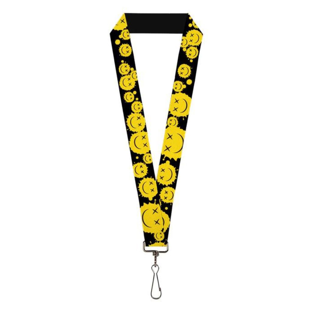 Buckle Down - Lanyard Smiley Face Scattered
