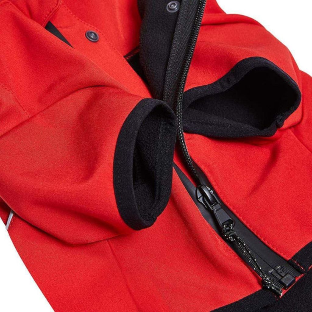 Blueberry Pet - Red | Waterproof Reflective Dog Softshell Jacket