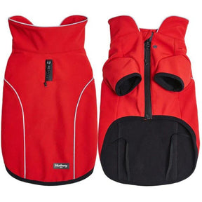 Blueberry Pet - Red | Waterproof Reflective Dog Softshell Jacket