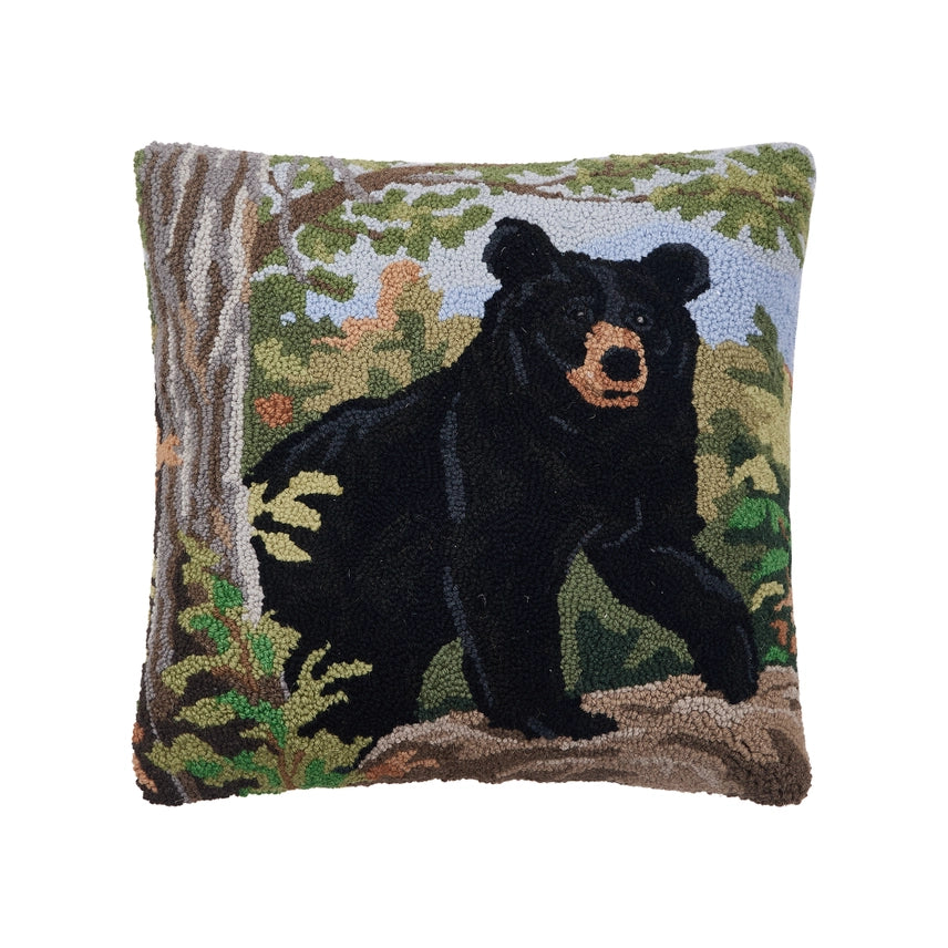 Peking HandiCraft - Pillow Black Bear Landscape