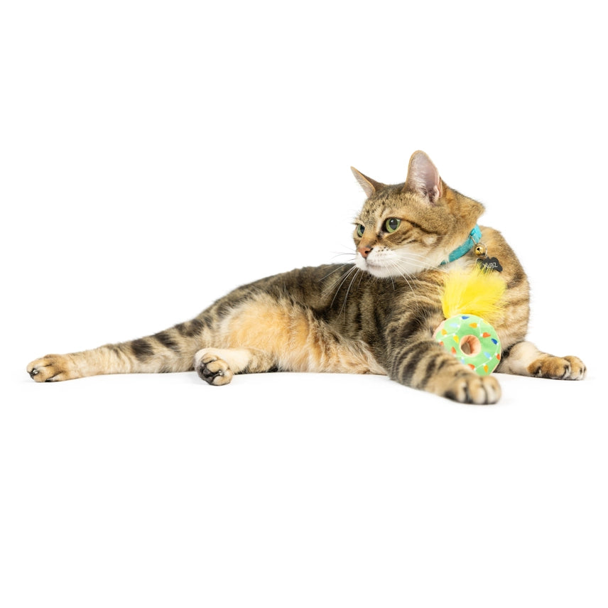 Huxley & Kent - Lit Donut Christmas Cat Toy