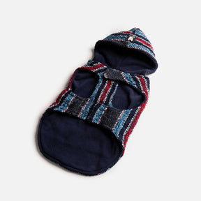 Silver Paw - Baja Dog Poncho - Navy