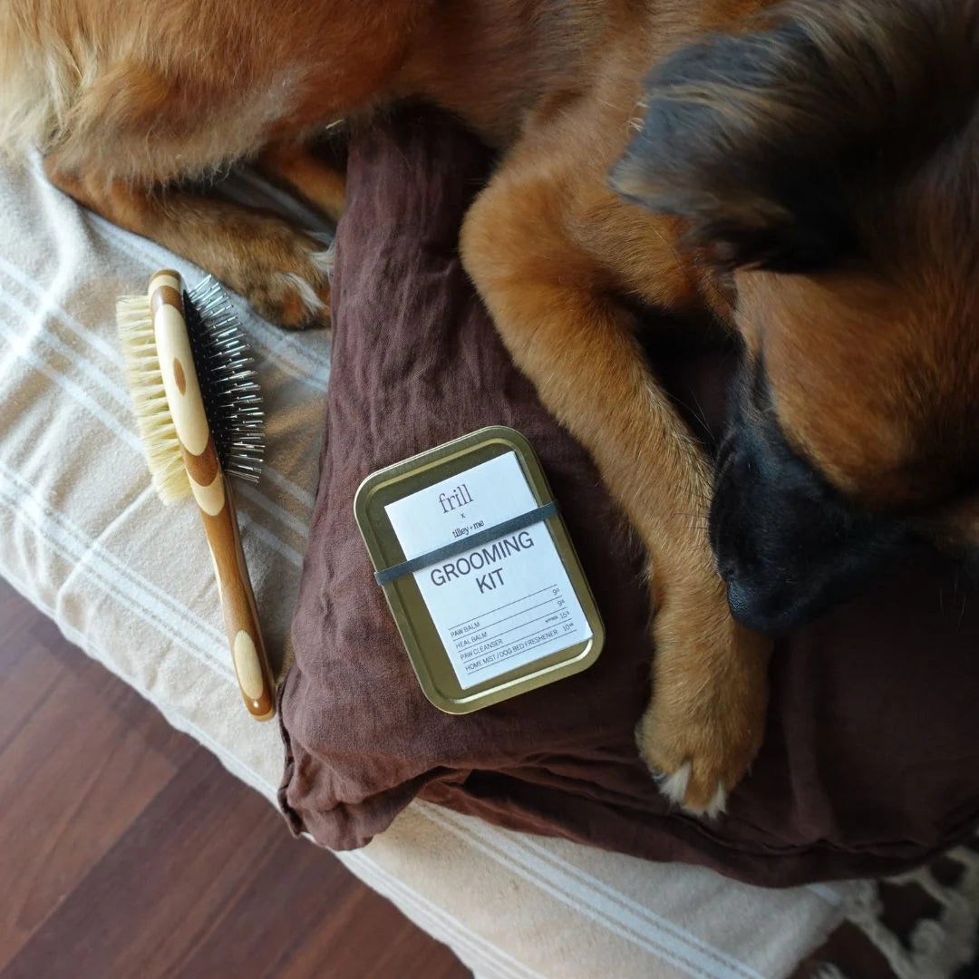 Tilley + Me - Bamboo Two-Sided Bristle and Wire Pet Brush