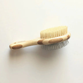 Tilley + Me - Bamboo Two-Sided Bristle and Wire Pet Brush